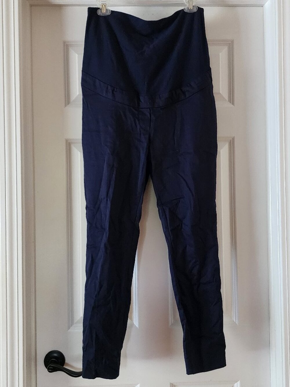 H&m over the bump maternity pants navy size medium